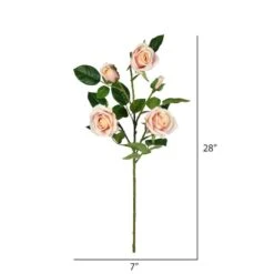 Pink Rose Spray, 3ct. -Flowers Michael Store D333805S 2