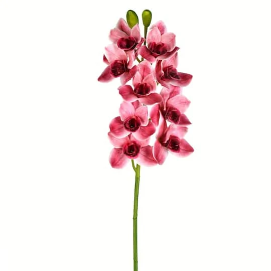 Real Touch™ Pink Boat Orchid Stem 3 Real Touch™ Pink Boat Orchid Stem