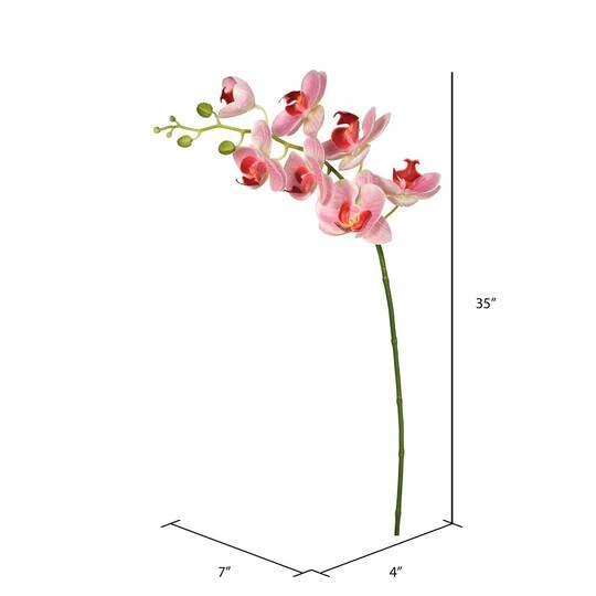 Real Touch™ Pink Moth Orchid Stem 5 Real Touch™ Pink Moth Orchid Stem - Image 3