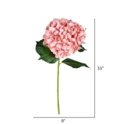 Pink Hydrangea Stem, 2ct. -Flowers Michael Store D333864S 2