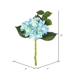 Blue Hydrangea Stem, 3ct. -Flowers Michael Store D333875S 2