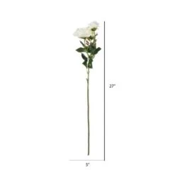 White Rose Stem, 3ct. -Flowers Michael Store D333884S 6