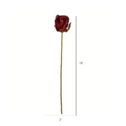 Burgundy Rose Stem, 12ct. -Flowers Michael Store D333904S 2