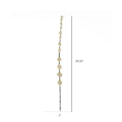 6 Pack: Cream Pom Pom Stem -Flowers Michael Store D333955S 2