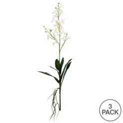 3 Pack: Mini White Orchid Spray -Flowers Michael Store D333970S 3