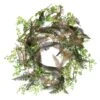 28" Green Fern & Cotton Wreath -Flowers Michael Store D347800S 1