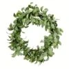 22" Green Lamb Ear Leaves Wreath -Flowers Michael Store D347819S 1