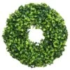 10" Green Mini Button Leaf Wreath -Flowers Michael Store D347820S 1