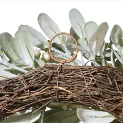 Haute Decor 22" Cream Crescent Hydrangea Wreath -Flowers Michael Store D348949S 3