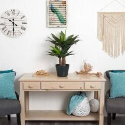 2.4ft. Potted Double Agave Succulent Artificial Plant -Flowers Michael Store D350325S 15