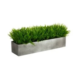 25" Wild Grass Plant In Metal Planter -Flowers Michael Store D352552S 3