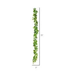 71" Artificial Green Frosted Ivy Vine, 3ct. -Flowers Michael Store D352885S 2