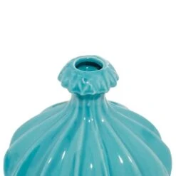 Blue Stoneware Modern Vase Set -Flowers Michael Store D362911S 6