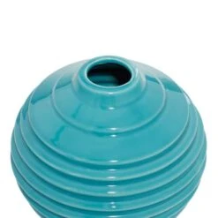 Blue Stoneware Modern Vase Set -Flowers Michael Store D362911S 9