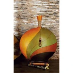 20" Multi Colored Polystone Eclectic Vase 21 20" Multi Colored Polystone Eclectic Vase -Flowers Michael Store D362941S 9