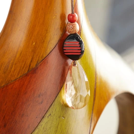 25" Multi Colored Polystone Eclectic Vase 9 25" Multi Colored Polystone Eclectic Vase - Image 7