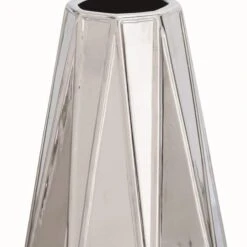 CosmoLiving By Cosmopolitan Silver Stoneware Glam Vase Set -Flowers Michael Store D362986S 3