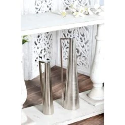 Silver Metal Glam Vase Set -Flowers Michael Store D362995S 7
