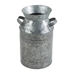 DII® 11" Galvanized Metal Farmhouse Milk Can