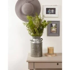 DII® 11" Galvanized Metal Farmhouse Milk Can -Flowers Michael Store D364577S 8