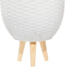 Gray Contemporary Planter Set -Flowers Michael Store D365621S 4