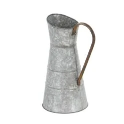 16" Gray Iron Farmhouse Planter -Flowers Michael Store D365655S 5