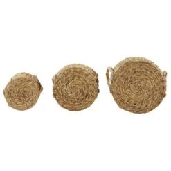 Natural Seagrass Basket Planter Set -Flowers Michael Store D365687S 5