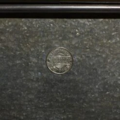 38" Gray Metal Farmhouse Planter 16 38" Gray Metal Farmhouse Planter -Flowers Michael Store D365720S 5