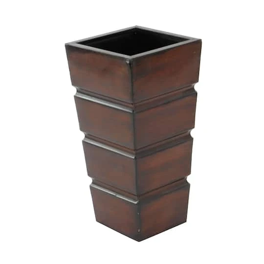 Brown Metal Rustic Planter Set 5 Brown Metal Rustic Planter Set - Image 3