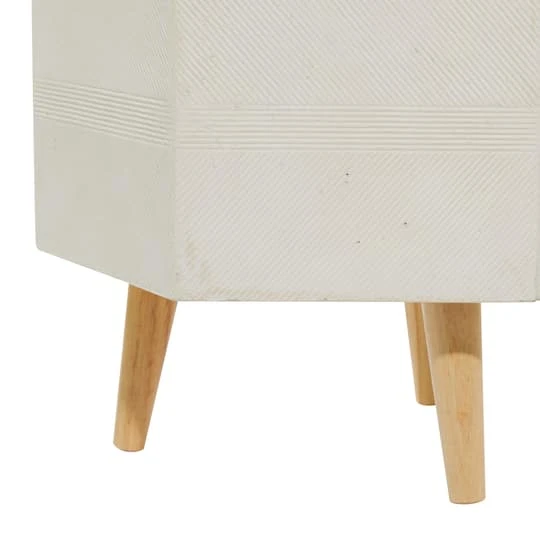 Contemporary Polystone Planter Set White 7 Contemporary Polystone Planter Set White - Image 5