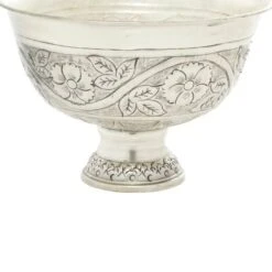 8" Silver Iron Traditional Planter -Flowers Michael Store D369894S 4