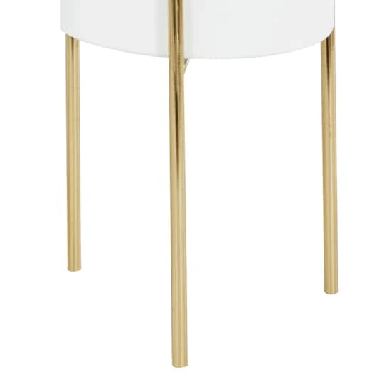 White Metal Contemporary Planter Set 7 White Metal Contemporary Planter Set - Image 5