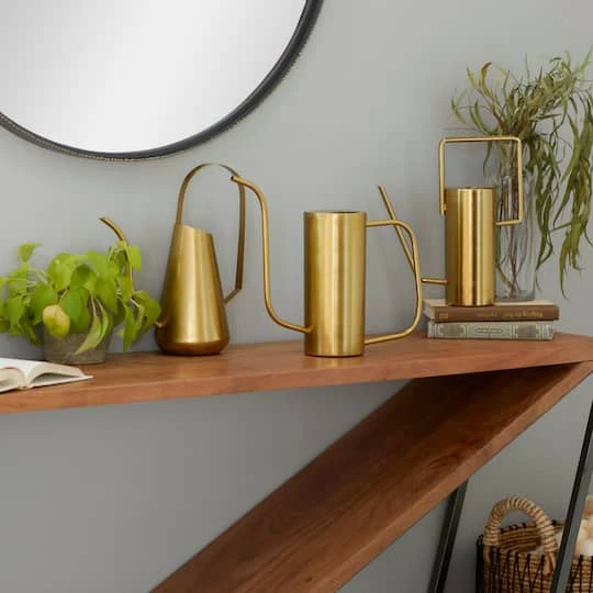 Gold Metal Glam Watering Cans Set 10 Gold Metal Glam Watering Cans Set - Image 8