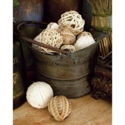 Silver Metal Rustic Planter Set -Flowers Michael Store D369966S 11