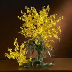 Dancing Lady Orchid Stem, 12ct. Yellow -Flowers Michael Store D386488S 14