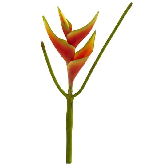 14" Mini Heliconia Artificial Flower (Set Of 6) 4 14" Mini Heliconia Artificial Flower (Set Of 6) - Image 2