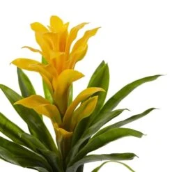 15" Bromeliad Artificial Flower (Set Of 4) -Flowers Michael Store D386494S 3