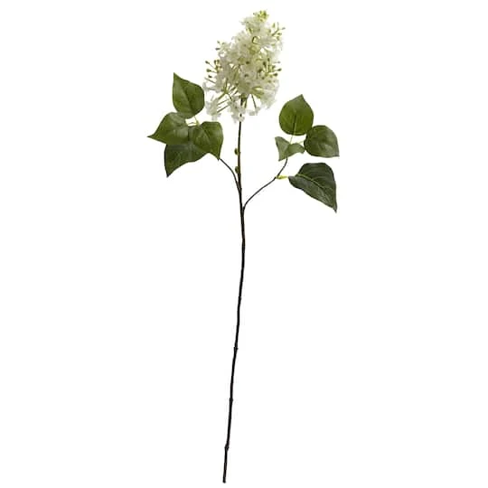 White Lilac Stem, 6ct. 3 White Lilac Stem, 6ct.