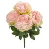 17" Peony Artificial Flower Bouquet (Set Of 6) -Flowers Michael Store D386589S 1