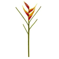 Heliconia Artificial Flower, 4ct.