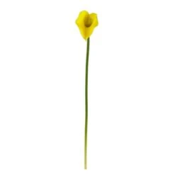 19.5" Calla Lily Artificial Flower Set Yellow -Flowers Michael Store D386652S 1 1