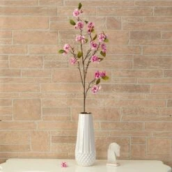 41'' Cherry Blossom Artificial Flower Spray, 3ct. Mauve -Flowers Michael Store D386702S 3