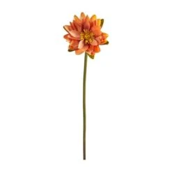 Lotus Flower Stems, 4ct. Autumn Orange -Flowers Michael Store D386716S 1 1