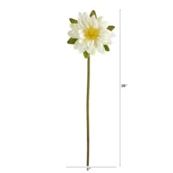 Lotus Flower Stems, 4ct. White 8 Lotus Flower Stems, 4ct. White -Flowers Michael Store D386717S 2