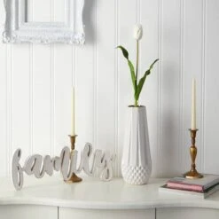 Dutch Tulip Artificial Flower Stem, 12ct. White 11 Dutch Tulip Artificial Flower Stem, 12ct. White -Flowers Michael Store D386797S 13