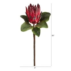 King Protea Artificial Flower Stem, 4ct. -Flowers Michael Store D386821S 2