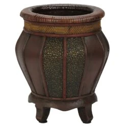 Decorative Wood Panel Planters (Set Of 2) -Flowers Michael Store D386827S 2