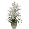 Triple Dancing Lady Silk Flower Arrangement -Flowers Michael Store D386860S 11