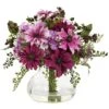Mixed Daisy Floral Arrangement With Vase 2 Mixed Daisy Floral Arrangement With Vase -Flowers Michael Store D386865S 1