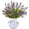 Lavender Artificial Arrangement In Floral Vase -Flowers Michael Store D386958S 1
